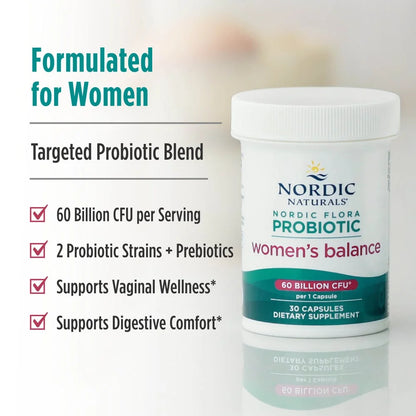 Nordic Flora Probiotic Women's Balance - Nordic Naturals