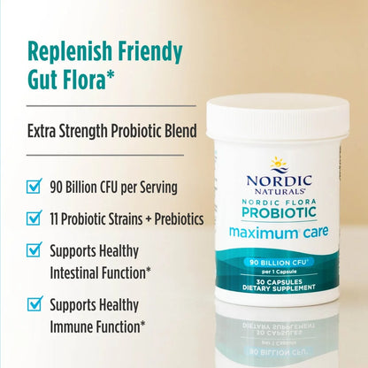 Nordic Flora Probiotic Maximum Care - Nordic Naturals