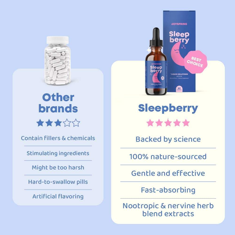 SLEEP BERRY MELATONINA LIQUIDA - JOYSPRING