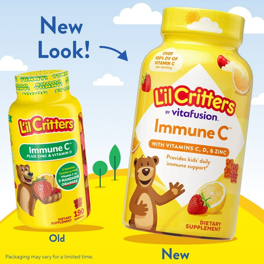 Immune C + Zinc y Vitamina D - L'il Critters