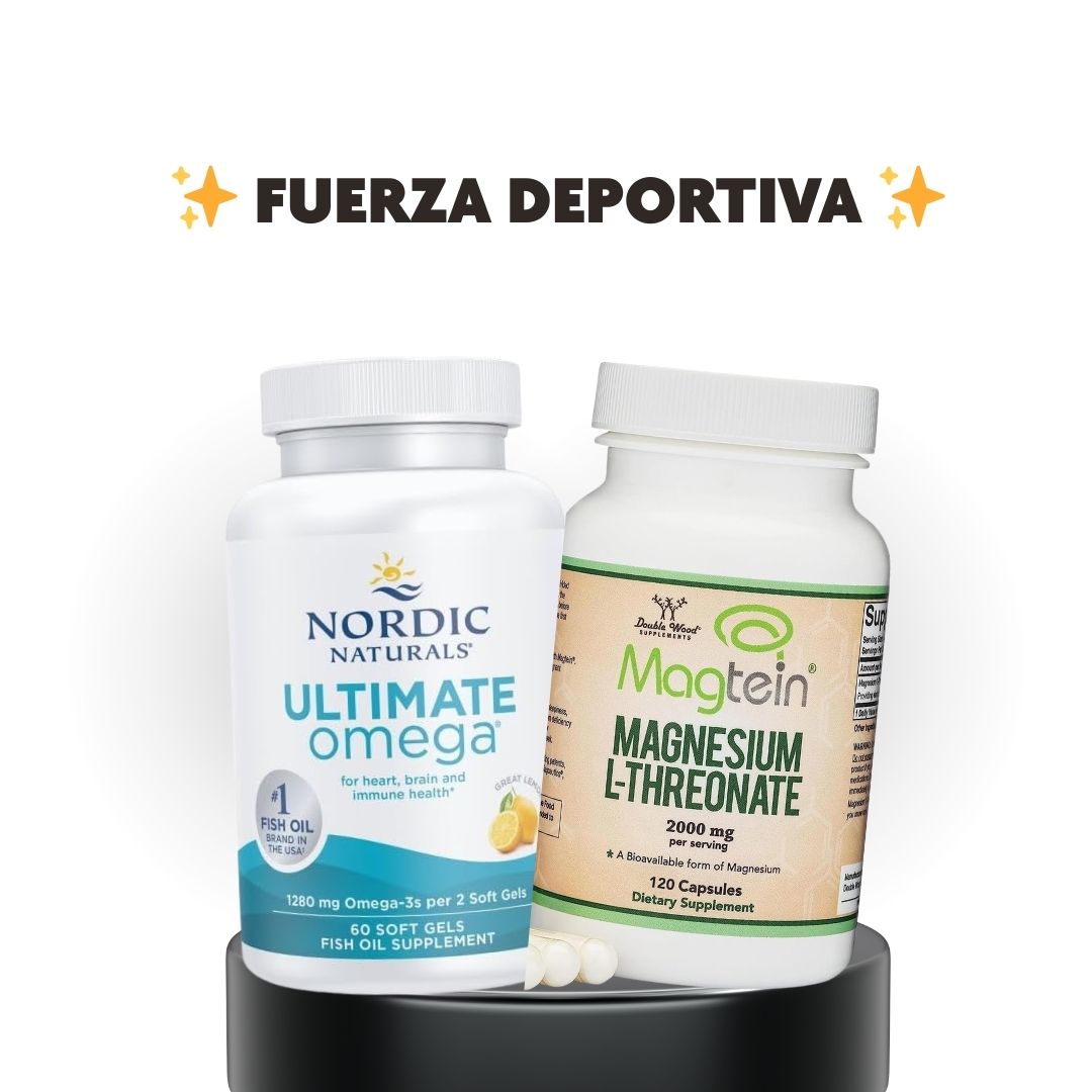 Fuerza Deportiva - Omega 3 + Magnesio