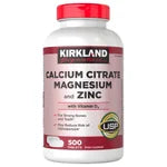 Citrato de Calcio, Magnesio y Zinc - Kirkland