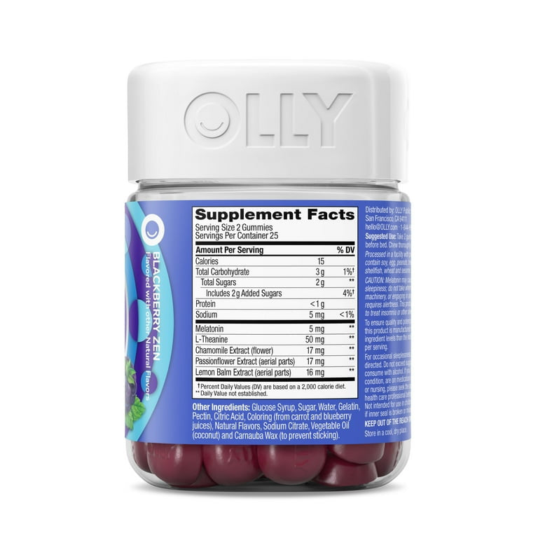 Extra Strength Melatonin 5mg Sleep Gummies - OLLY