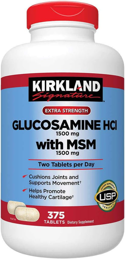 Glucosamina con MSM 1500mg - Kirkland