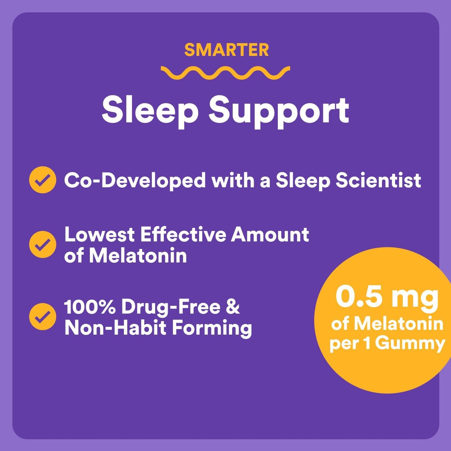 Kids Sleep Melatonina 0.5 mg - Smarty Pants