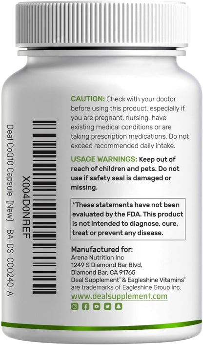 CoQ10 100mg (con Omega 3) - Deal Supplement