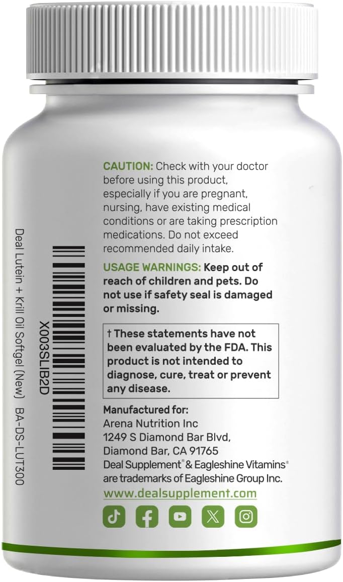 Luteina 40mg (Con Zeaxantina) - Deal Supplement