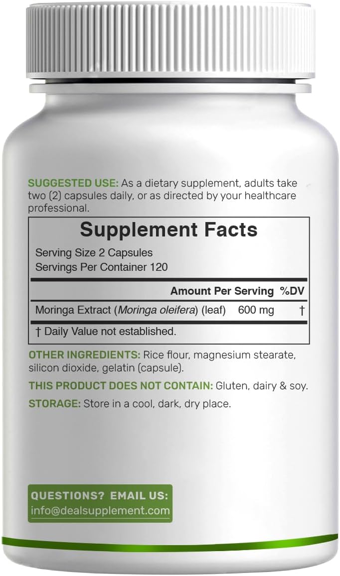 Moringa 600mg - Deal Supplement