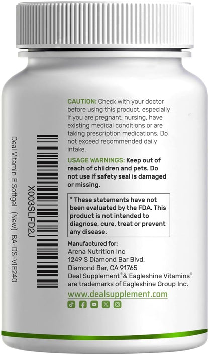 Vitamina E 1000UI - Deal Supplement