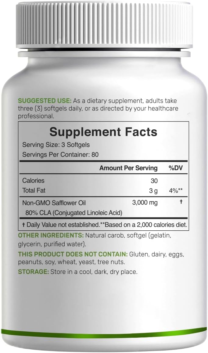 CLA 3000 mg (2400mg de CLA Activo) - Deal Supplement