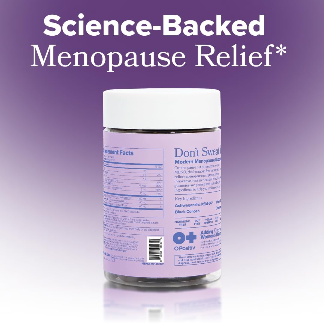 MENO Menopause Gummy Vitamins - OPositivHealth