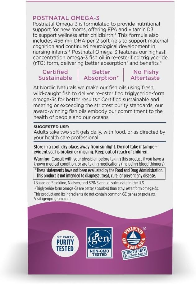 Postnatal Omega 3 - Nordic Naturals