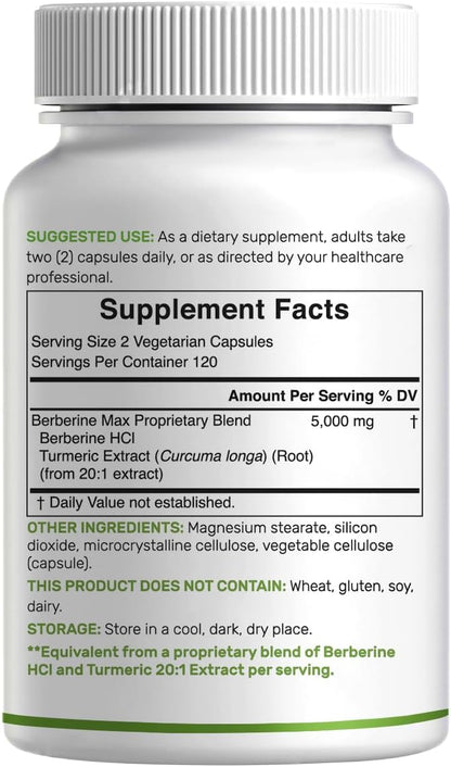 Berberina MAX 5000mg - Deal Supplement