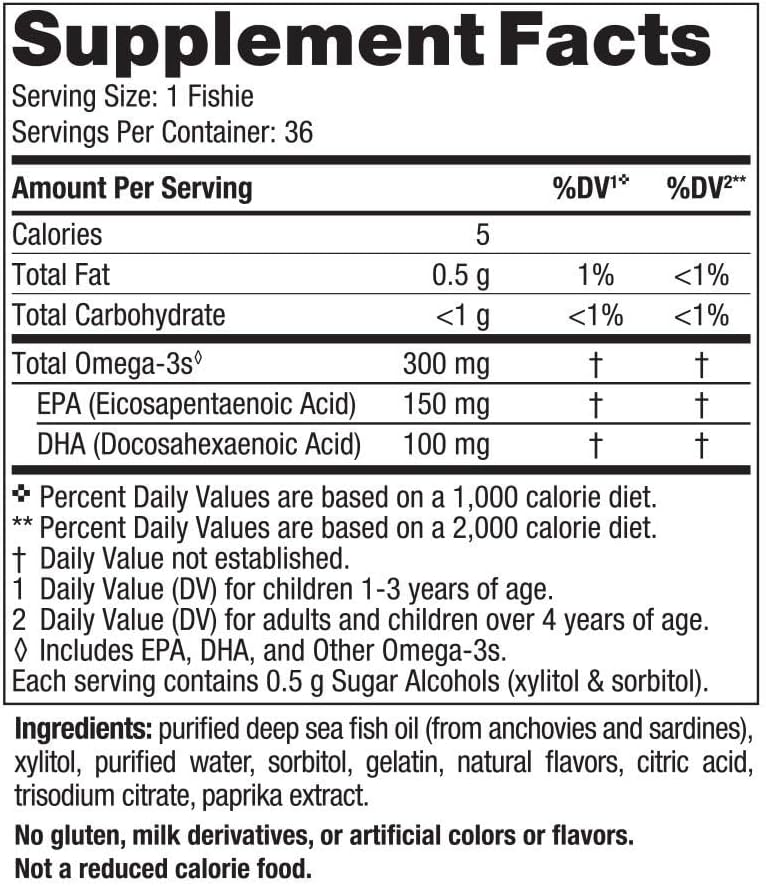 Omega 3 Zero Sugar Fishies - Nordic Naturals