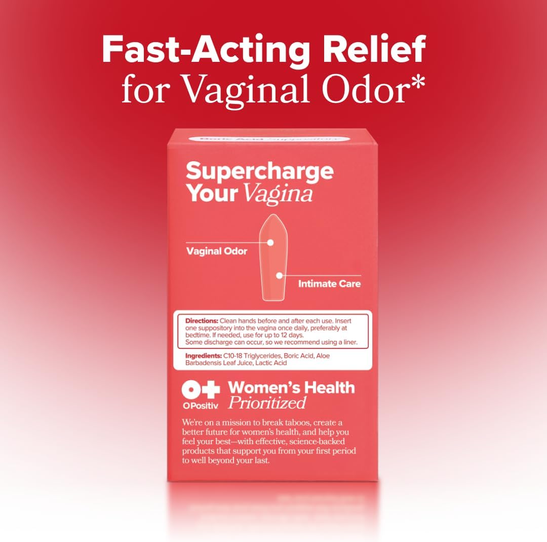 URO Supositorio Vaginal de Ácido Bórico - OpositivHealth