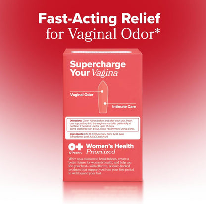URO Supositorio Vaginal de Ácido Bórico - OpositivHealth