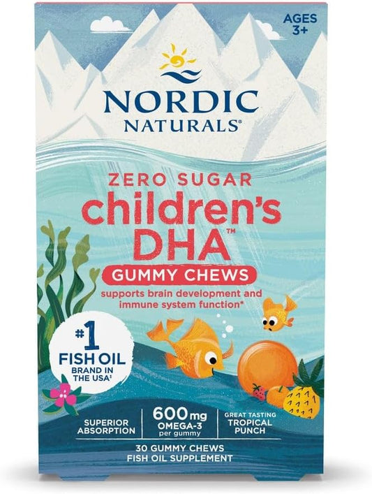 Children's DHA Gummy Chews Zero Sugar - Nordic Naturals