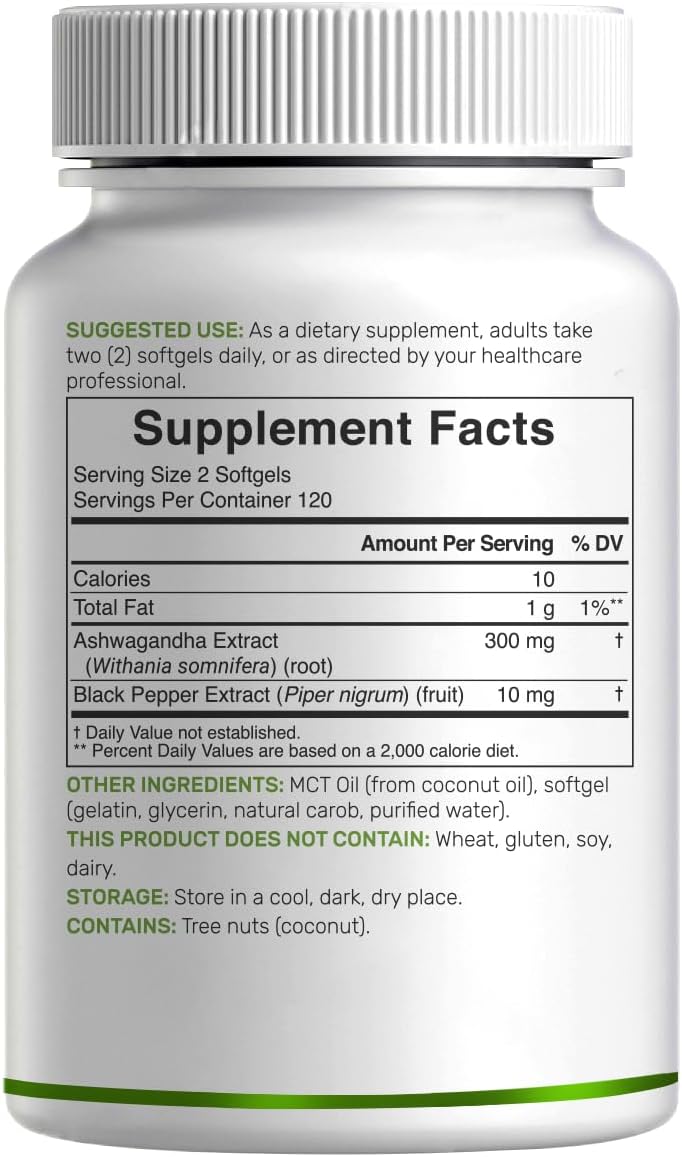 Ashwagandha con MCT Oil (Altamente Biodisponible) - Deal Supplement
