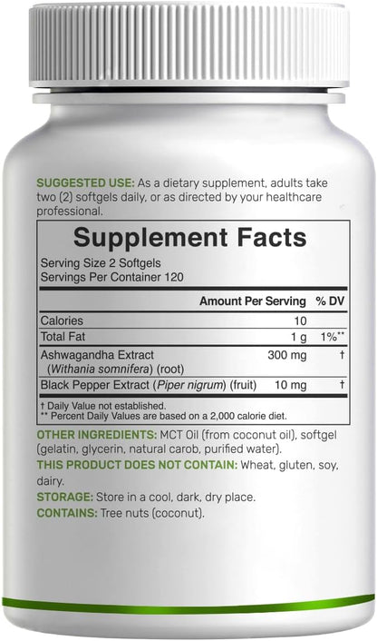 Ashwagandha con MCT Oil (Altamente Biodisponible) - Deal Supplement