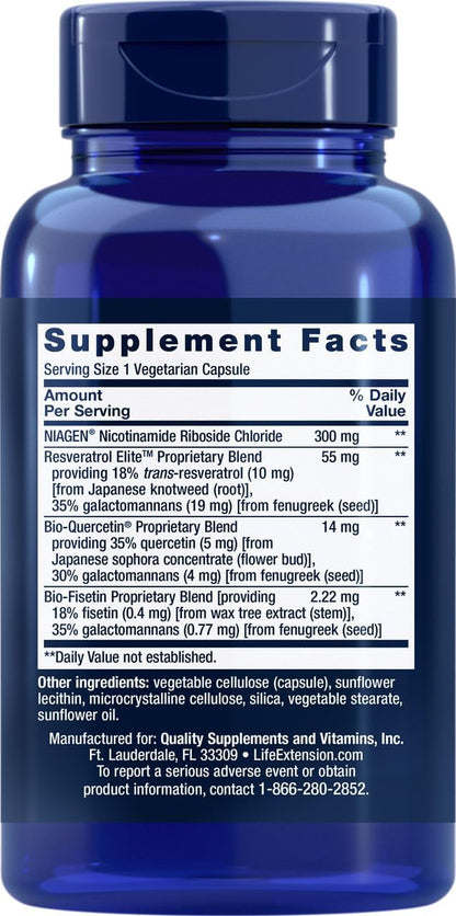 NAD+ Cell Regenerator and Resveratrol Elite - Life Extension