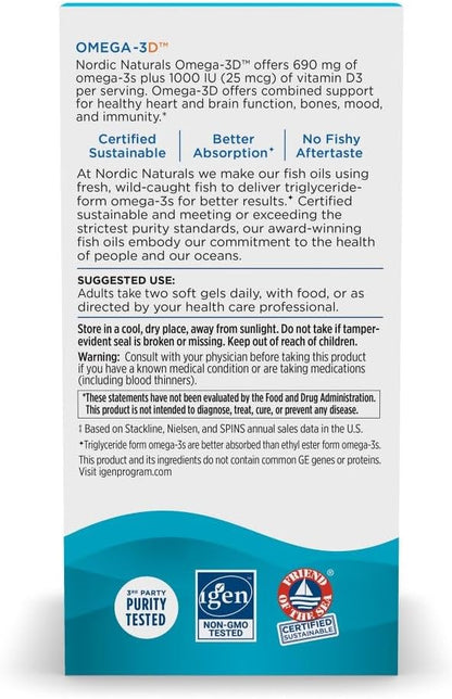 Omega-3D - Nodic Naturals
