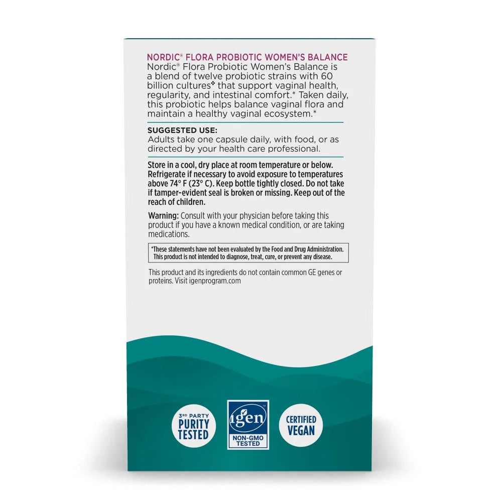 Nordic Flora Probiotic Women's Balance - Nordic Naturals
