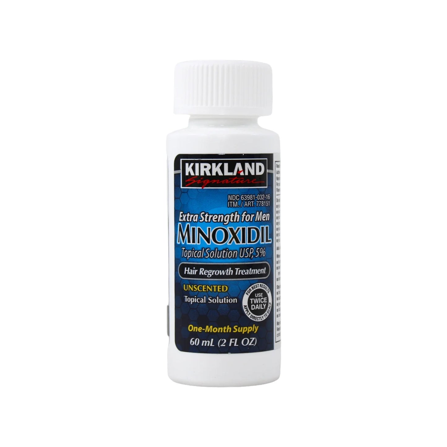Minoxidil Extra Strength for Men 6 x 60ml - KIRKLAND