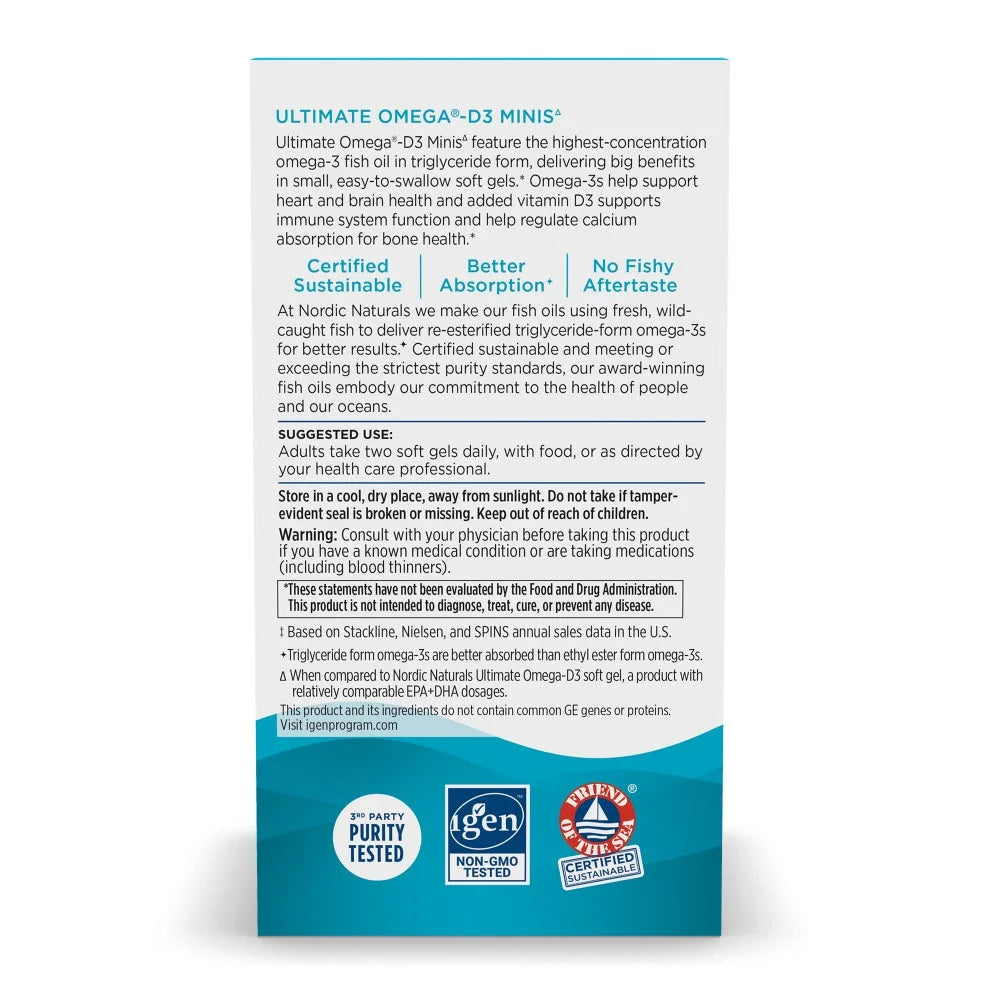 Ultimate Omega D3 minis - Nordic Naturals