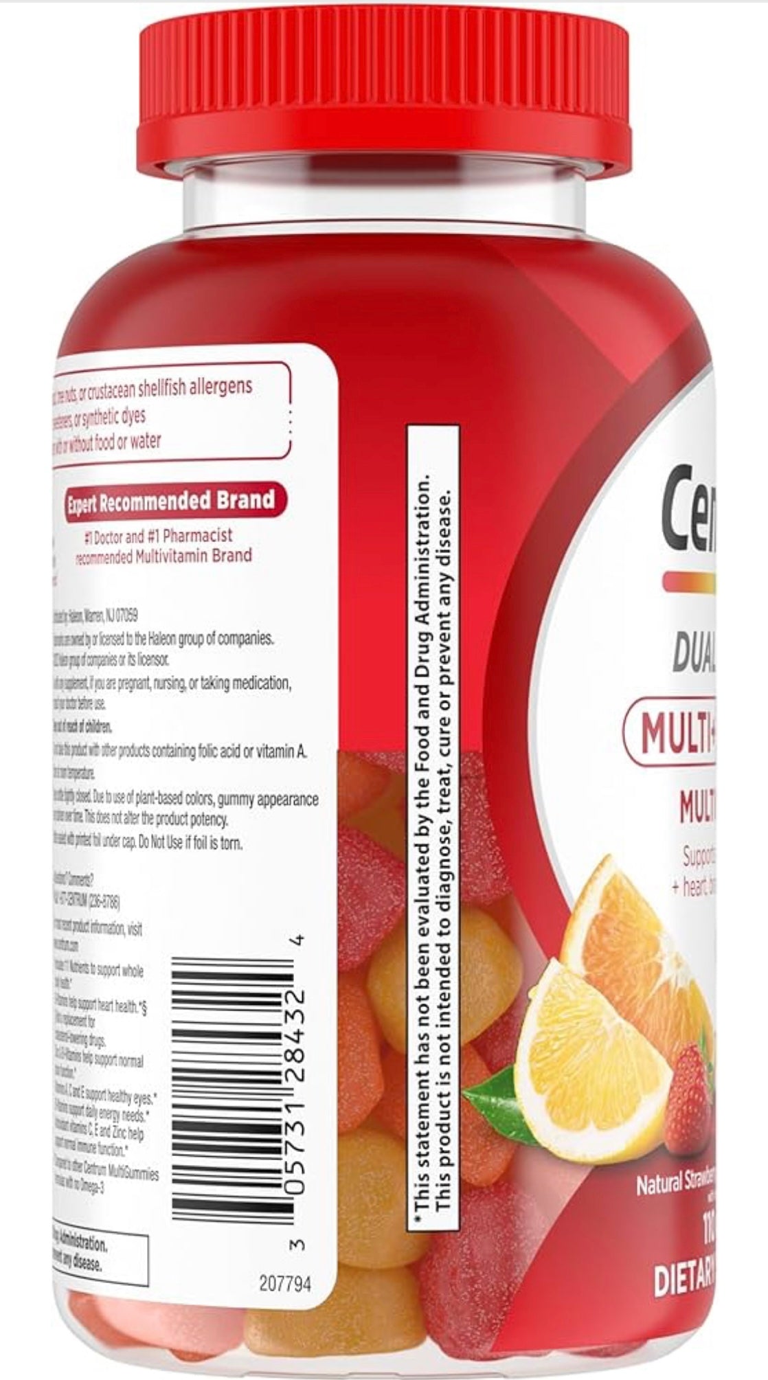 Multi+Omega-3 MultiGummies - Centrum Dual Action