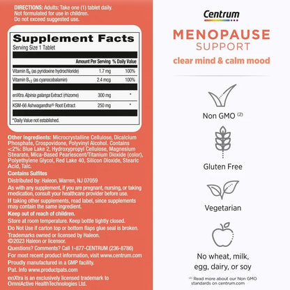 Menopause Support (Mente Clara y Apoyo al Estado de Ánimo) - Centrum