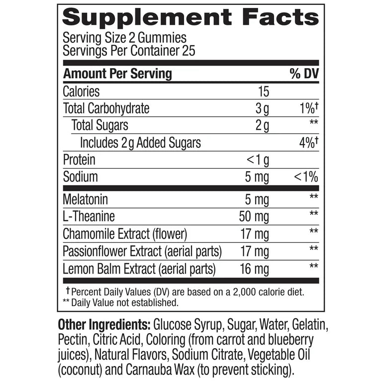 Extra Strength Melatonin 5mg Sleep Gummies - OLLY