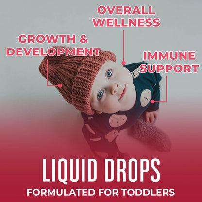 Toddler Multivitamin Liquid Drops + Hierro (Edición Cocomelon) – Mary Ruth’s