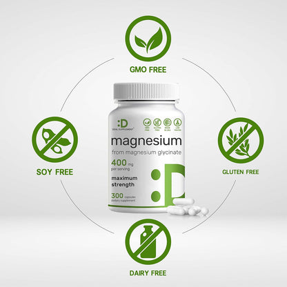 Glicinato de magnesio 400 mg - Deal Supplement