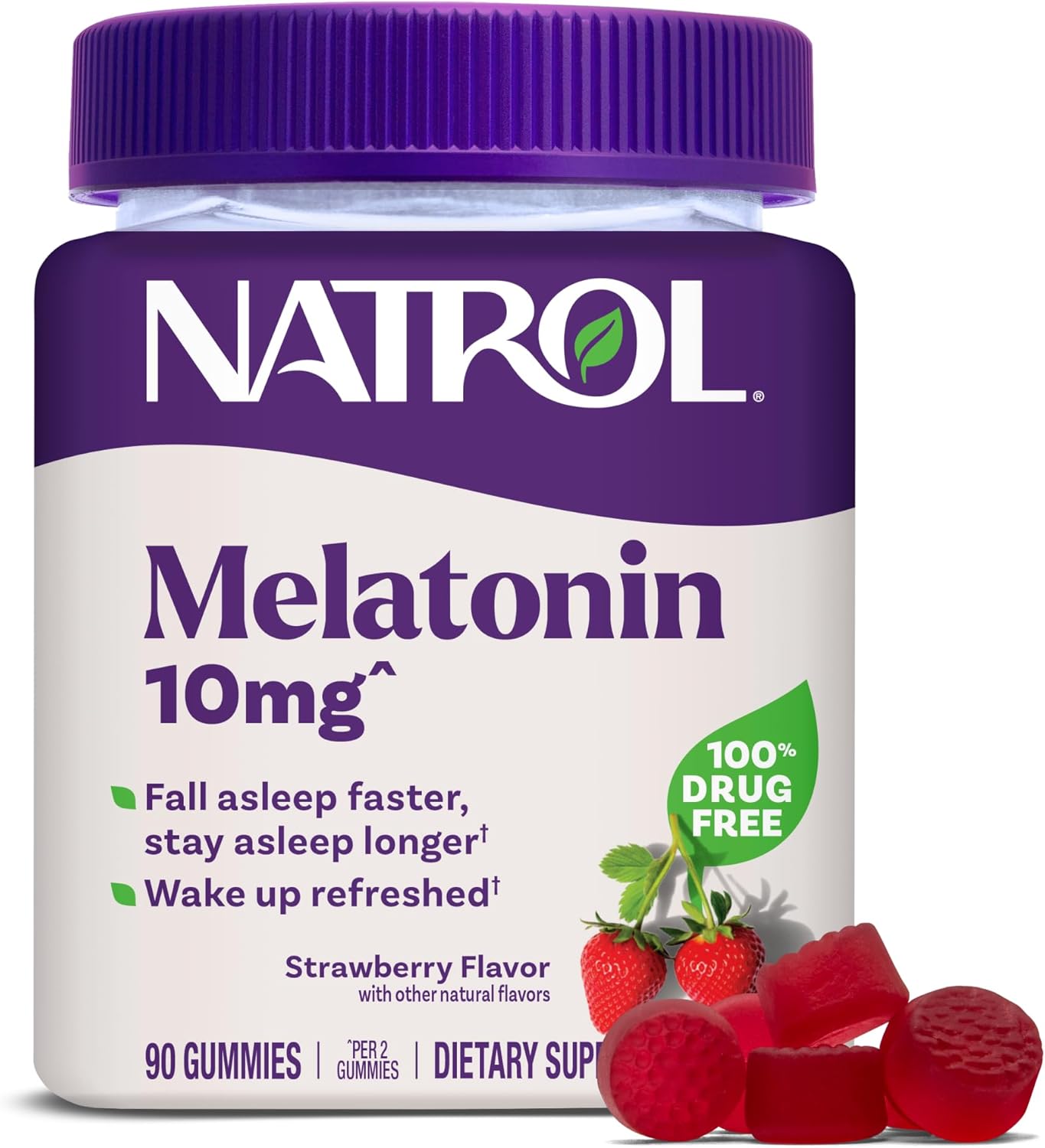 Melatonin 10mg Natrol - EXTRA FUERTE - Gomitas