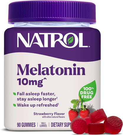 Melatonin 10mg Natrol - EXTRA FUERTE - Gomitas