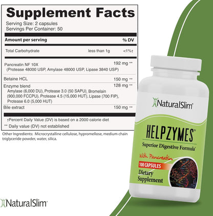 HELPZYMES - NATURALSLIM