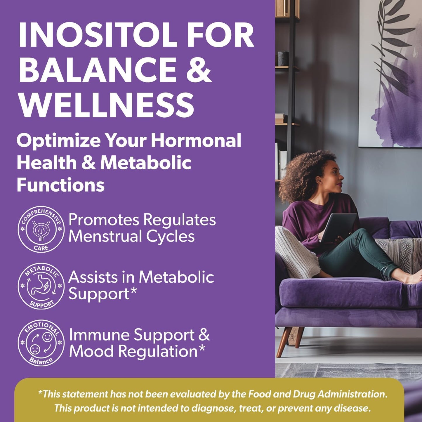 Myo & D-Chiro Polvo de Inositol