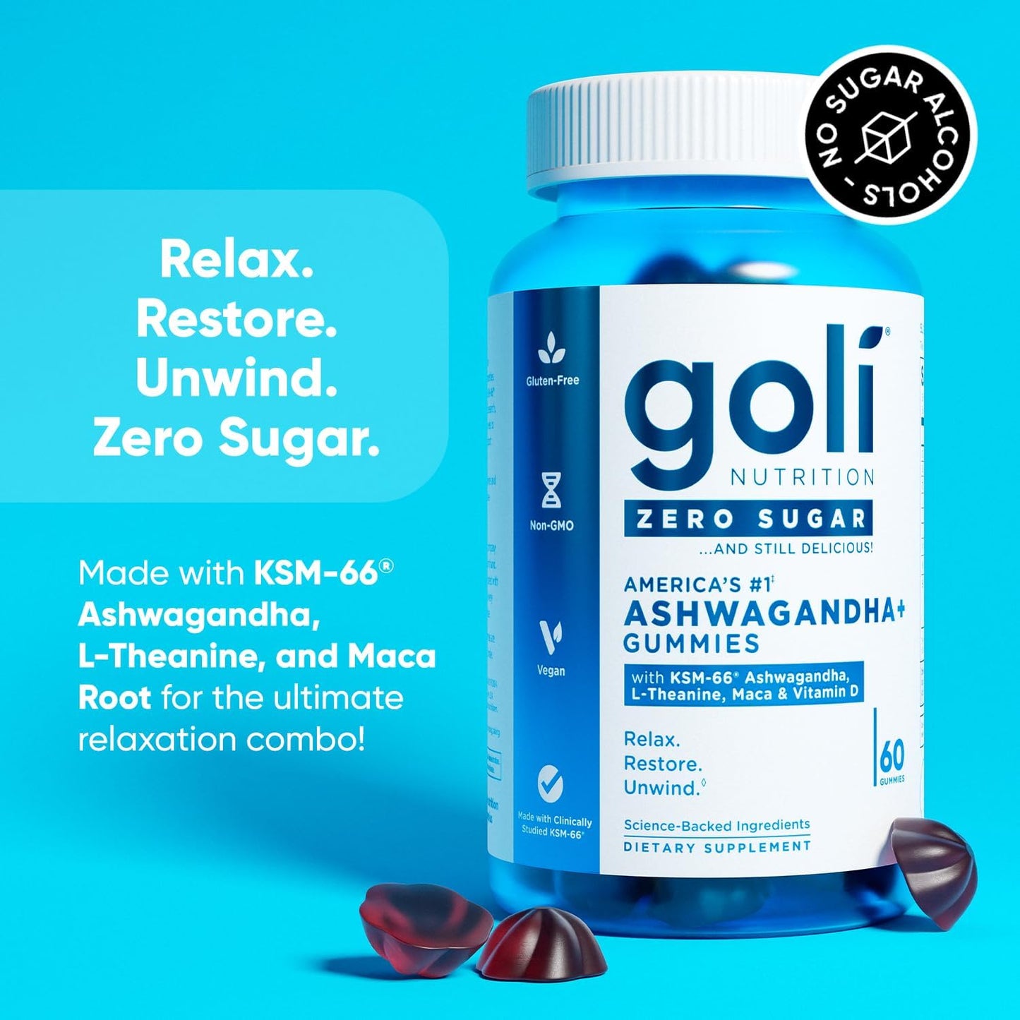 Ashwagandha - Sin Azúcar - Goli