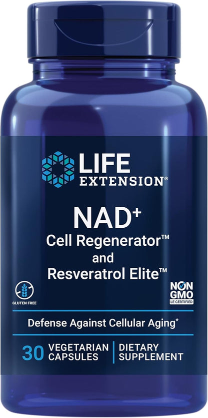 NAD+ Cell Regenerator and Resveratrol Elite - Life Extension