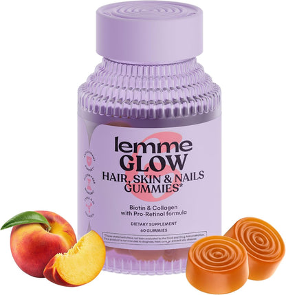 GLOW Hair Skin & Nails Gummies - Lemme