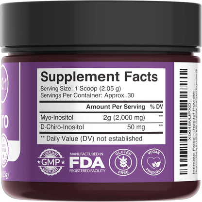 Myo & D-Chiro Polvo de Inositol