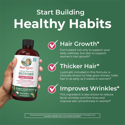 Liquid Multivitamin + Hair Growth - MaryRuth Organics