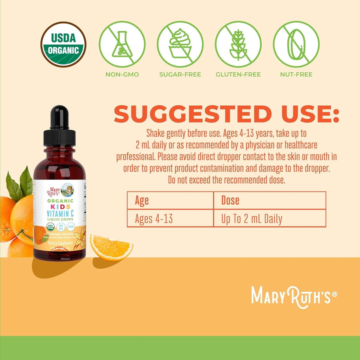 Vitamin C Drops Kids - Mary Ruth's