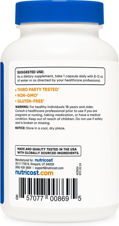Nutricost Vitamin K2 (MK4) 240 Capsulas (100mcg) - NUTRICOST