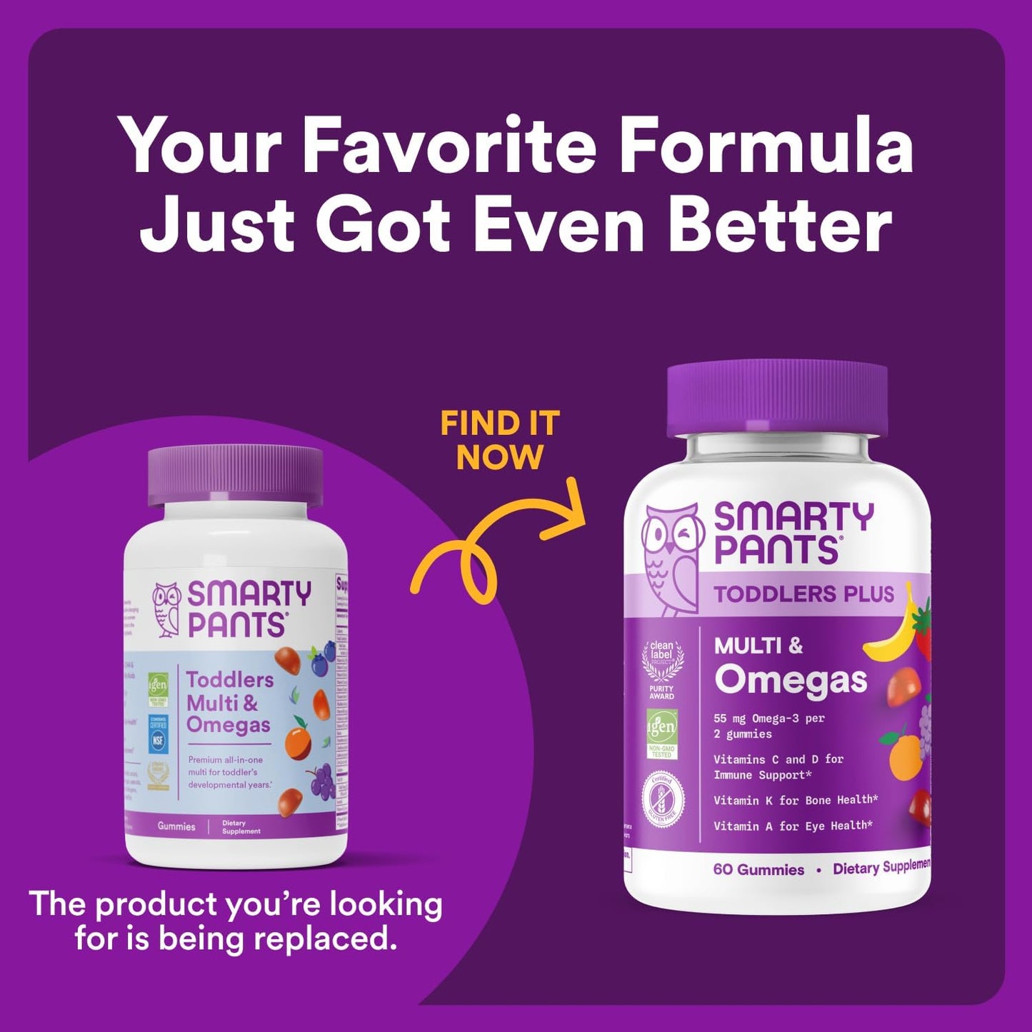 Toddlers Plus Multi & Omegas - Smarty Pants