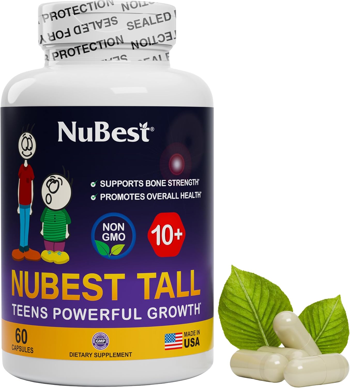 NuBest Tall 10+ - 60 Cápsulas