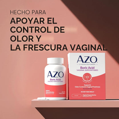 Supositorios Vaginales de Ácido Bórico - AZO