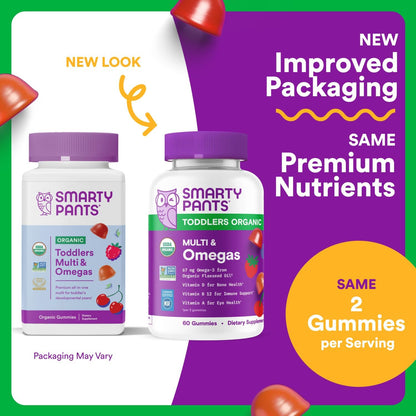 Toddler Organic Multi & Omegas - Smarty Pants