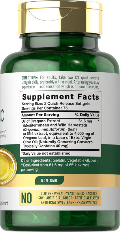 Aceite de Orégano 4000mg - Carlyle