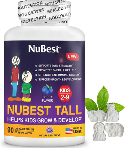 NuBest Tall 2-9 años - Pastillas Masticables